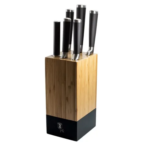 Bộ dao 7 món Berlingerhaus BH2424 - Dao sắc bén bằng thép không gỉ, chỗ để gọn gàng, hoàn hảo cho nhà bếp hiện đại