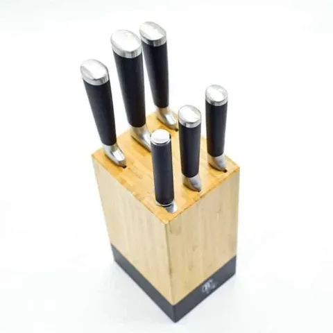 Bộ dao 7 món Berlingerhaus BH2424 - Dao sắc bén bằng thép không gỉ, chỗ để gọn gàng, hoàn hảo cho nhà bếp hiện đại