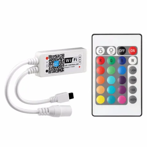 Bộ Điều Khiển Đèn LED RGB Wifi 12V - Hỗ Trợ 16 Triệu Màu, Điều Chỉnh Độ Sáng và Đồng Bộ Nhạc - Thiết Bị Thông Minh Nhà Ở