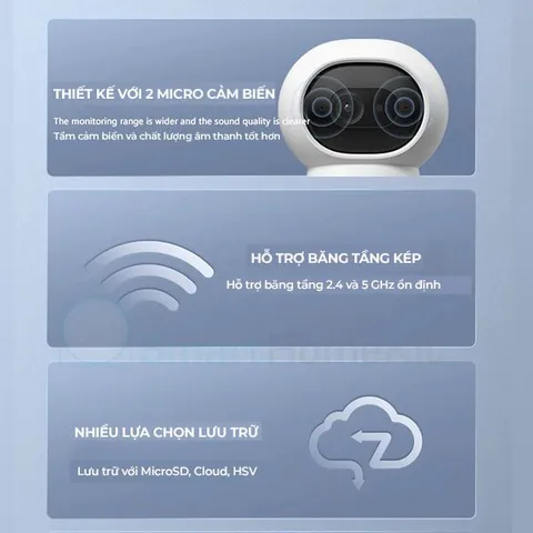 Camera Aqara G3 Indoor 2K - AI Tracking, Tương Thích Apple HomeKit, An Ninh Thông Minh, Thiết Kế Mini Như Nấm