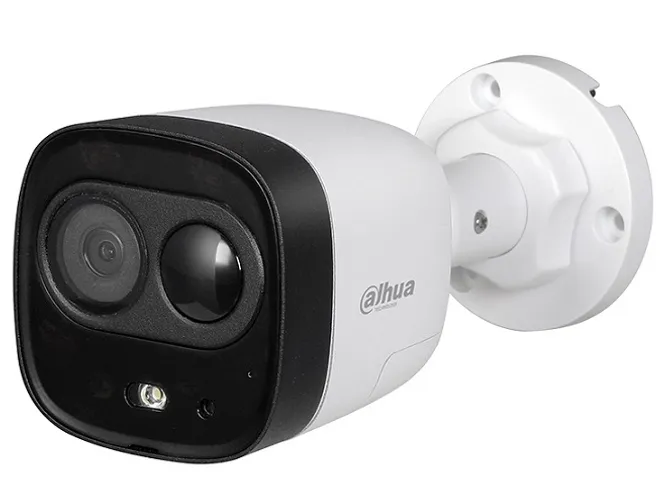Camera HDCVI Dahua DH-HAC-ME1500DP - Camera 5MP Hồng Ngoại, Tích Hợp Còi Và Đèn Báo Động, Phát Hiện Chuyển Động PIR, IP67