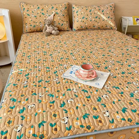 Chiếu Điều Hòa Tencel Latex Cao Su Non 3D - Mát Lạnh, Thoáng Khí Cho Giấc Ngủ Sảng Khoái, Dễ Dàng Vệ Sinh, Kèm 2 Vỏ Gối