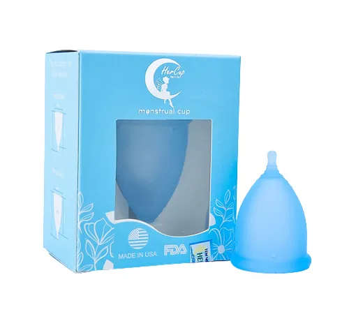 Cốc Nguyệt San Hercup Silicon Kháng Khuẩn - Sản Phẩm Thay Thế Băng Vệ Sinh An Toàn, 3 Kích Cỡ Phù Hợp Cho Phụ Nữ