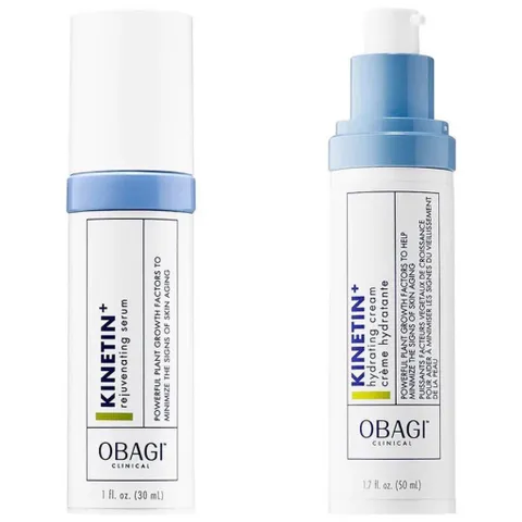 Combo Kem Dưỡng và Serum Phục Hồi Da Obagi Clinical Kinetin 50ml & 30ml - Dưỡng Ẩm Tối Ưu, Giúp Da Mịn Màng Khỏe Mạnh
