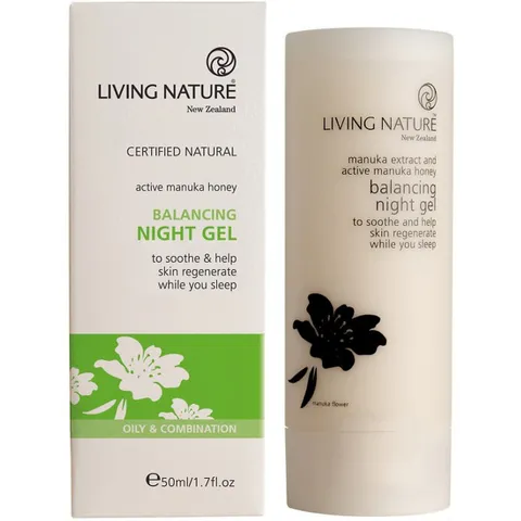 Gel Dưỡng Da Ban Đêm Living Nature Balancing Night - Cấp Ẩm, Tái Tạo và Trẻ Hóa Da Từ Thành Phần Tự Nhiên - Hỗ Trợ Da Dầu, Da Hỗn Hợp 50ml/60ml