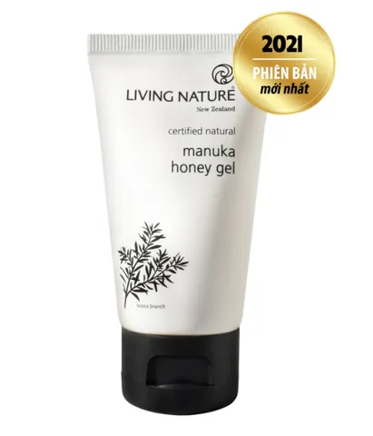Gel Trị Mụn Living Nature Manuka Honey 10ml - Hỗ Trợ Giảm Mụn Viêm, Mụn Trứng Cá, Làm Dịu Da & Làm Lành Vết Thương