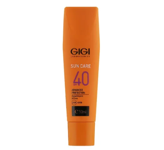 Kem Chống Nắng Gigi Advanced Protection SPF40 Dành Cho Da Dầu - Không Dầu, Thẩm Thấu Nhanh, Chống Nước Hiệu Quả 50ml