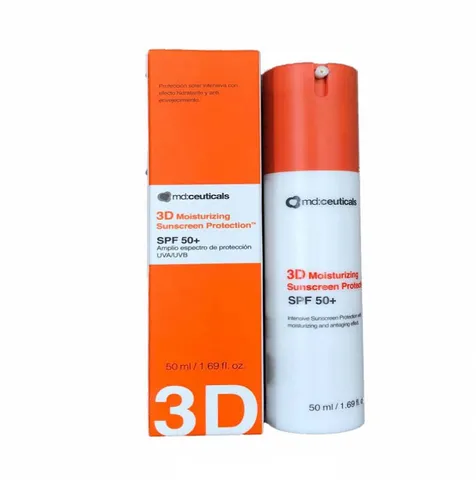 Kem Chống Nắng Dưỡng Ẩm Md:ceuticals 3D Moisturizing SPF 50+ - Bảo Vệ Da Khỏi Tia UVA/UVB, Ngăn Ngừa Nếp Nhăn, 50ml