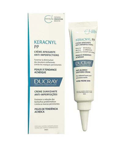 Kem Dưỡng Ducray Keracnyl PP Anti-Blemish 30ml - Giảm Mụn, Mờ Vết Thâm, Chăm Sóc Da Dầu Mụn Chuyên Biệt