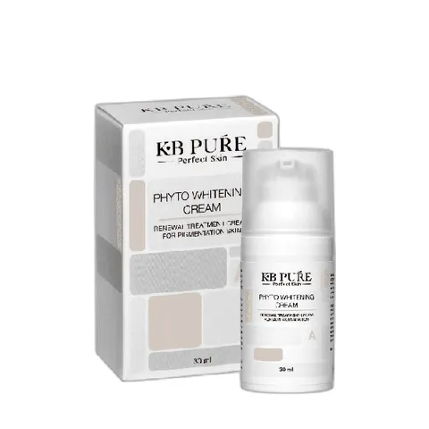 KB Pure Phyto Whitening Cream 30ml - Kem Dưỡng Giúp Mờ Nám, Tái Tạo Da, Cung Cấp Độ Ẩm, Chống Lão Hóa Da