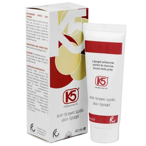 Kem Giảm Nám, Tàn Nhang K5 Lipogel 40ml - Chống Nắng SPF 10, Hỗ Trợ Làm Mờ Vết Nám, Chàm, Đồi Mồi - Dành Cho Da Nhạy Cảm