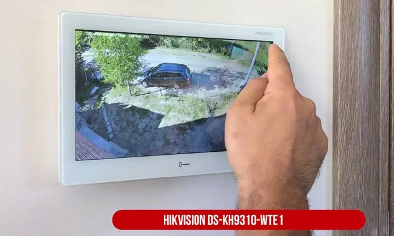 Màn Hình Chuông Cửa IP Hikvision DS-KH9310-WTE1 - Màn Hình 7 Inch Chất Lượng, Tích Hợp Mic & Loa, Điều Khiển Từ Xa, Công Nghệ Giảm Tiếng Ồn
