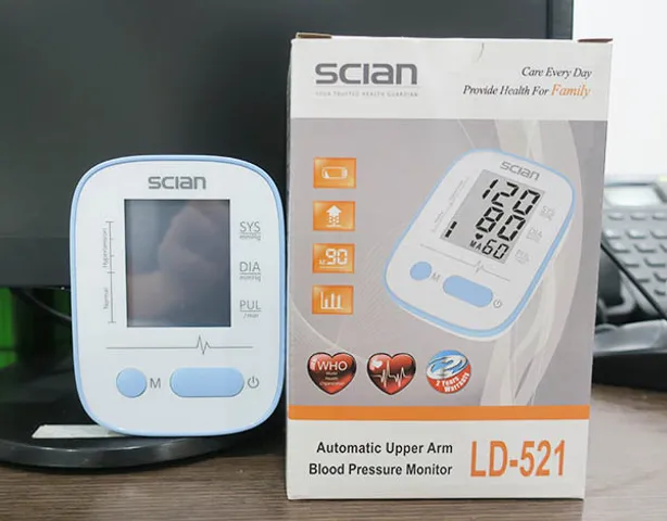 Máy Đo Huyết Áp Bắp Tay Tự Động Scian LD-521 - Đo Tự Động, Chính Xác Cao, Dễ Dàng Sử Dụng Cho Người Lớn