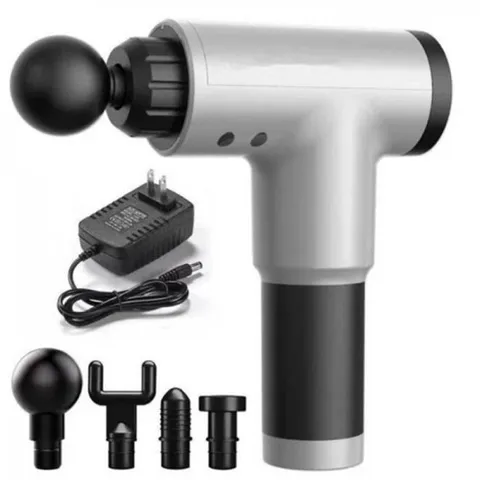 Máy Massage Fascial Gun KH/HG-320 - Thiết Bị Giảm Đau, Thư Giãn Với 4 Đầu Massage Độc Đáo, Tạo Cảm Giác Thoải Mái Tuyệt Vời