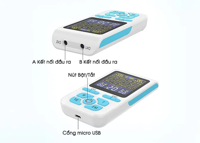 Máy massage xung điện Reiwa AS-8018 - Thiết bị trị liệu giảm đau, kích thích cơ bắp, công nghệ tiên tiến, hiệu quả cao phù hợp cho mọi đối tượng.