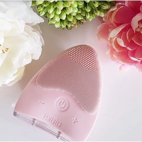 Máy Rửa Mặt Công Nghệ Siêu Âm HoMedics Blossom FAC-310 - Làm Sạch Da Hiệu Quả, Kháng Khuẩn, Dành Cho Mọi Loại Da