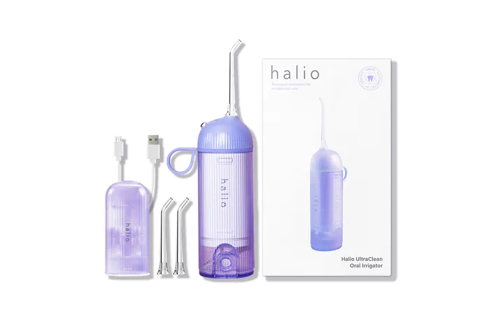 Máy tăm nước cầm tay Halio UltraClean Oral Irrigator Periwinkle - Loại bỏ 99% mảng bám thức ăn, bảo vệ sức khỏe răng miệng