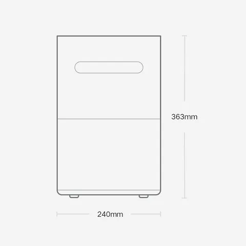 Máy tạo ẩm bay hơi Xiaomi Smartmi Evaporative Humidifier 2 - Công nghệ tự nhiên, dung tích 4L, điều khiển thông minh qua app Mi Home