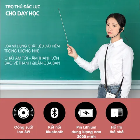 Máy trợ giảng Takstar E220 - Hỗ trợ FM, Bluetooth, thiết kế nhỏ gọn, chất lượng âm thanh tuyệt vời cho giảng dạy và thuyết trình hiệu quả