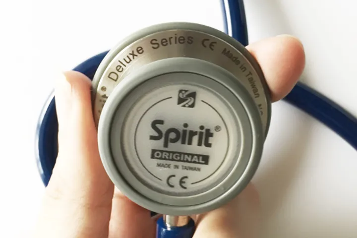Ống Nghe Y Tế 2 Mặt Deluxe Spirit CK-SS601PF - Thiết Bị Y Tế Chất Lượng Cao, Lọc Âm Tốt, Dành Cho Người Lớn