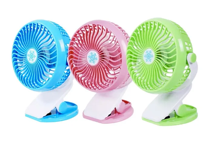 Quạt Tích Điện Mini Kẹp Bàn Gutek F186 - Đa Năng, 3 Tốc Độ Gió, Quạt Kẹp Nôi Trẻ Em, Thiết Kế Gọn Nhẹ, Dễ Dàng Sử Dụng