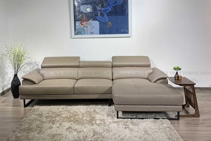 Sofa góc Elegance 54 - Sofa da thật hiện đại, phong cách Ý sang trọng, bền bỉ - Nội thất cao cấp Malaysia
