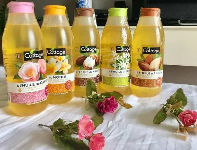 Sữa Tắm Dưỡng Ẩm Cottage Pháp 560ml - Hương Thơm Tự Nhiên, Giúp Làm Sạch Dịu Nhẹ và Cấp Ẩm Cho Da Mềm Mại