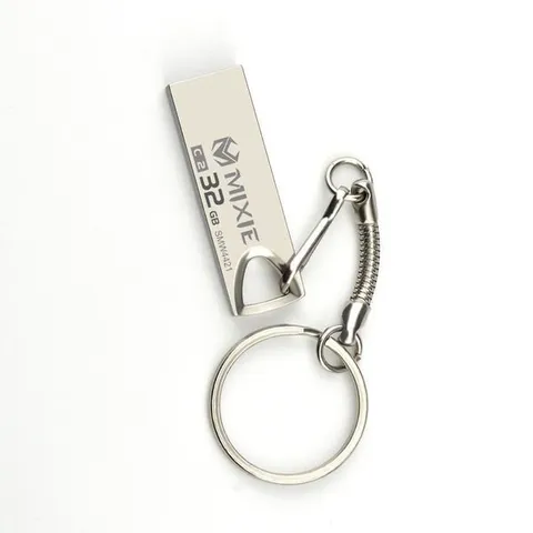 USB 2.0 Kim Loại Mixie C2 Có Dây Đeo Thời Trang - Lưu Trữ 16GB/32GB/64GB Cho Máy Tính, Laptop, Thiết Bị Di Động