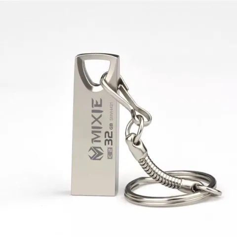 USB 2.0 Kim Loại Mixie C2 Có Dây Đeo Thời Trang - Lưu Trữ 16GB/32GB/64GB Cho Máy Tính, Laptop, Thiết Bị Di Động