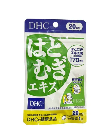 Viên uống trắng da DHC Coix Extract Nhật Bản - Hỗ trợ làm trắng và giữ ẩm da tự nhiên, 60 viên giúp làn da mềm mịn hơn.