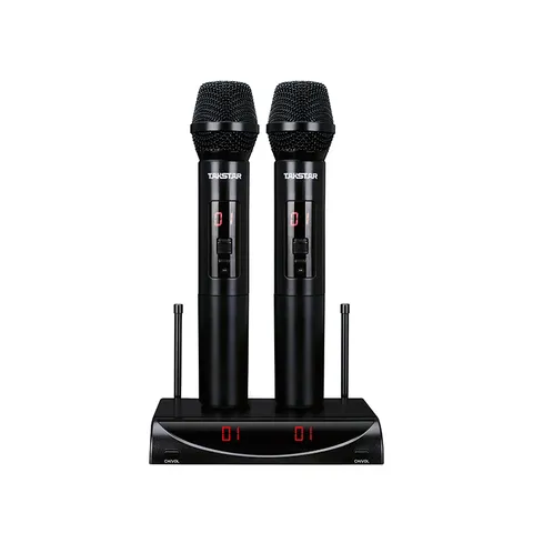 Bộ 2 Micro Không Dây UHF Takstar X3 - Micro Karaoke Chất Lượng Cao, Phạm Vi 50m, Công Nghệ Khóa Tần Số RF D-PLL