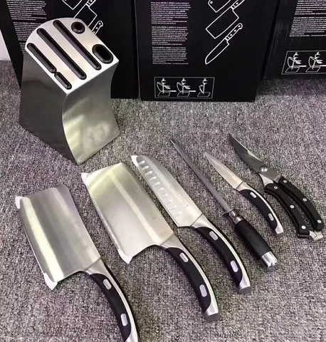 Bộ Dao Nhà Bếp 7 Món Zwilling Cao Cấp - Dao Chặt, Thái Thịt, Thái Rau, Gọt Hoa Quả - Bộ Dụng Cụ Chế Biến Thực Phẩm Đa Năng