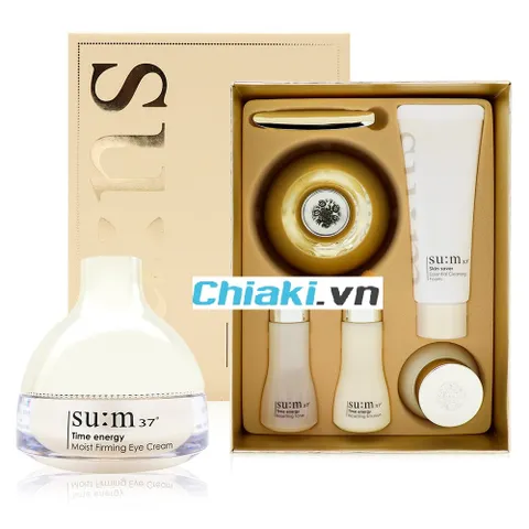 Bộ Kem Dưỡng Mắt Su:m37 Time Energy Moist Firming Eye Cream - Tái Tạo Năng Lượng Cho Da, Giúp Da Tươi Trẻ Hơn Mỗi Ngày