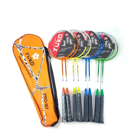 Bộ Vợt Cầu Lông Yuko/Haotian/Bokai - 2 Cây Vợt Kèm 2 Quả Cầu, Chất Liệu Nhẹ & Đào Tạo Đánh Cầu, Dụng Cụ Thể Thao Cao Cấp