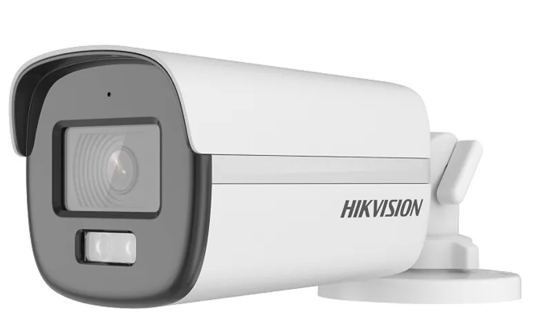 Camera 3K ColorVu Hikvision DS-2CE12KF0T-FS - Camera HDTVI 5MP Quan Sát Màu Ban Đêm, Chống Nước IP67, Âm Thanh Tích Hợp