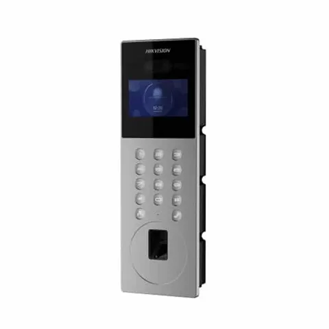 Camera chuông cửa IP Hikvision DS-KD9203-FE6 - Thiết bị nhận diện khuôn mặt, vân tay, thẻ quét cho văn phòng, tòa nhà lớn