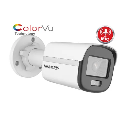 Camera IP 2MP ColorVu Hikvision DS-2CD1027G0-LUF - Giám sát 24/7, Hình ảnh Màu Sắc Sống Động, Độ Phân Giải 1920x1080, Chống Nước IP67