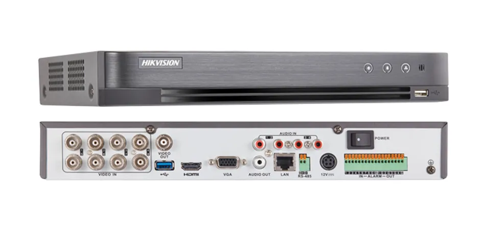 Đầu Ghi Hình HDTVI 5MP 8 Kênh Hikvision DS-7208HUHI-K1/E - Công Nghệ Turbo HD 4.0, Hình Ảnh Sắc Nét, Kiểm Soát Âm Thanh Hệ Thống