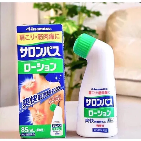 Dầu nóng xoa bóp Hisamitsu dạng chai lăn 85ml - Giảm đau nhức xương khớp hiệu quả, tiện lợi cho mọi vị trí cơ thể