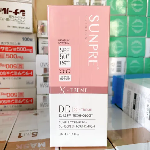 Kem Chống Nắng SUNPRE Mona Frema DD X-Treme SPF 50+ PA++++ - Bảo Vệ Da Toàn Diện, Dưỡng Ẩm Và Che Khuyết Điểm nhẹ