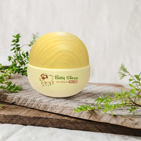 Kem Dưỡng Ẩm Baby Sheep I'm Nature - Chiết Xuất Thiên Nhiên, Chăm Sóc Da Cho Bé, Giúp Da Mịn Màng, Hấp Thụ Nhanh, Dưỡng Ẩm Tối Ưu