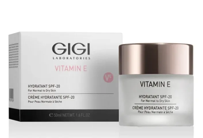 Kem Dưỡng Ẩm Gigi Vitamin E Hydratant SPF20 cho Da Khô - Dưỡng Ẩm Chuyên Sâu, Ngăn Oxy Hóa và Chống Nắng 50ml