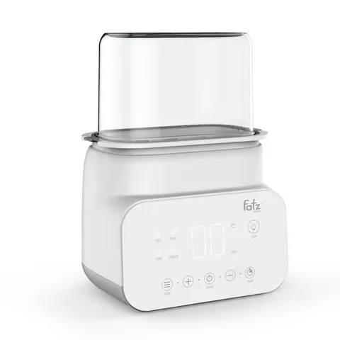 Máy Hâm Sữa Tiệt Trùng Điện Tử 4 Chức Năng Duy Nhất Duo 4 Fatzbaby FB3095MX - Hâm Sữa, Rã Đông, Tiệt Trùng 2 Bình 500W