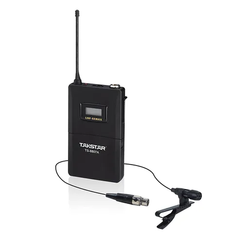 Bộ Micro Cài Áo Không Dây Takstar TS 8807PP - Micro UHF 2 Kênh Để Biểu Diễn & Hội Nghị, Khoảng Cách 50m, Âm Thanh Chất Lượng Cao