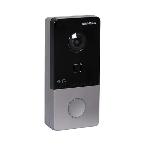 Nút ấn camera chuông cửa Hikvision DS-KV6113-WPE1(B) - IP65, Wifi, Độ phân giải 1080p, Đàm thoại 2 chiều, Lắp trong nhà và ngoài trời