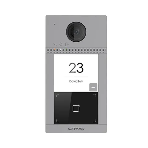 Nút Bấm IP 2 Cổng Hikvision DS-KV8113-WME1(B) - Camera Chuông Cửa Wifi Thông Minh, Chống Nước IP65, Thiết Kế Sang Trọng