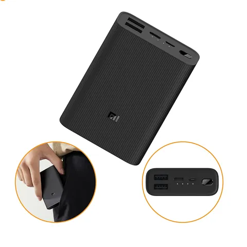 Pin Sạc Dự Phòng Xiaomi Power Bank 3 10000mAh - Thiết Kế Siêu Mỏng, Hỗ Trợ Sạc Nhanh 3.0, Chất Lượng Cao, Tiện Dụng Cho Mọi Thiết Bị