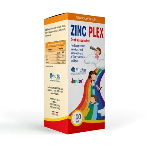 Siro ZinC Plex 100ml - Hỗ Trợ Bổ Sung Kẽm Và Lysin Giúp Trẻ Tăng Trưởng, Cải Thiện Sức Đề Kháng Và Tiêu Hóa Dễ Dàng