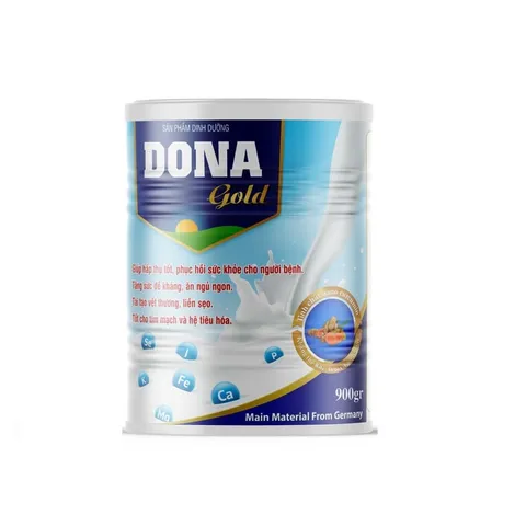 Sữa Dinh Dưỡng Dona Gold 900g - Bổ Sung Vitamin & Khoáng Chất Cho Người Già, Người Ốm, Phụ Nữ Mang Thai, Dễ Uống, Hỗ Trợ Tăng Cường Sức Khỏe