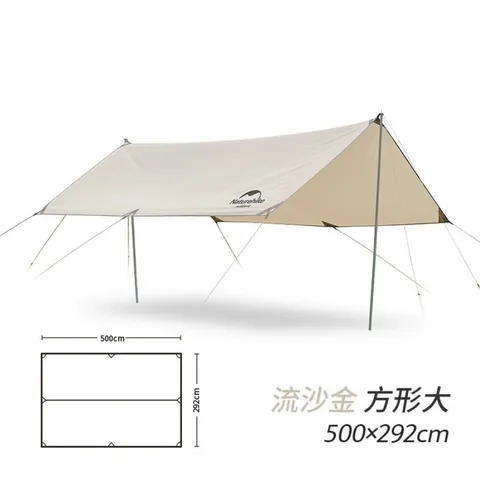 Tăng Dã Ngoại Kèm Trụ Glamping NatureHike NH20TM006 - Lều Dã Ngoại Chống Thấm Nước, Chỗ Nghỉ Ngơi An Toàn Cho Gia Đình, Nhóm Bạn
